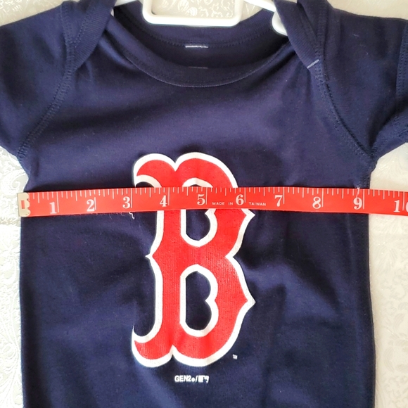 Red Sox baby bodysuit baseball unisex boys girls 12 months spring summer - Picture 3 of 7